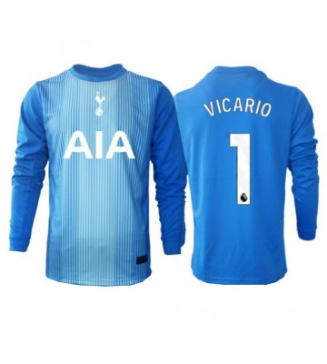 Tottenham Hotspur Guglielmo Vicario #1 Portiere Seconda Maglia 2025-26 Manica Lunga